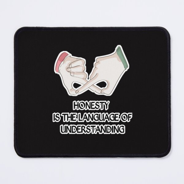 Item preview, Honesty is the language of understanding designed and sold by Aiyinyangart.