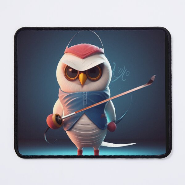 Item preview, Fencing Owl "Odette" designed and sold by Highlandkings.