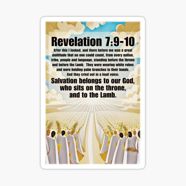 Revelation 7:17 Christian Bible Scripture Stickers