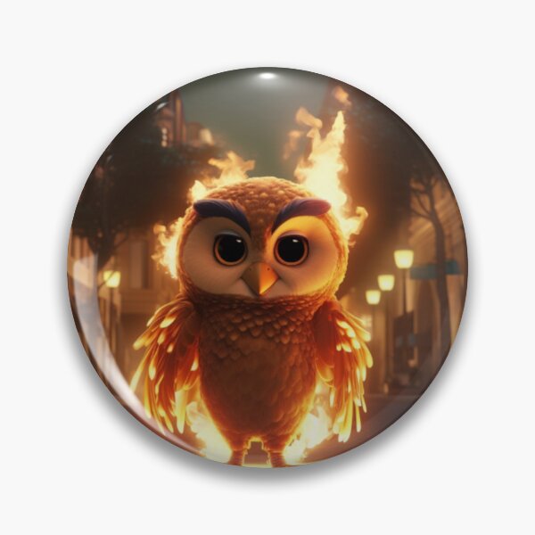 Item preview, Fire Owl "Orrin" designed and sold by Highlandkings.