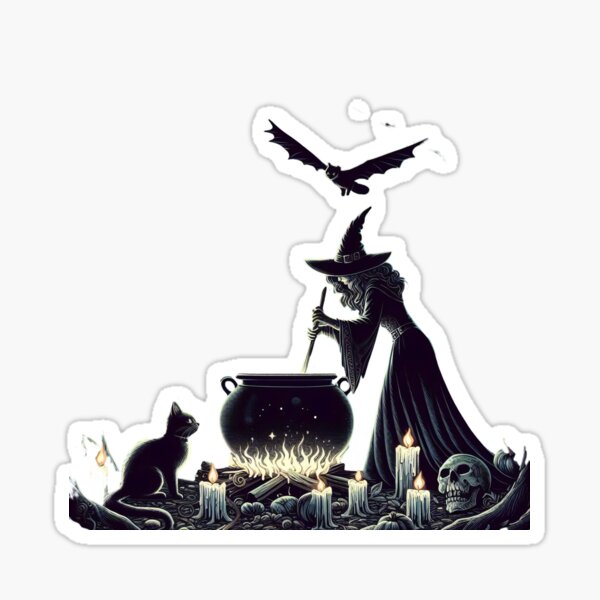 Vista previa del artículo con la obra «Witchmoon», diseñado y vendido por DragonsPetals.