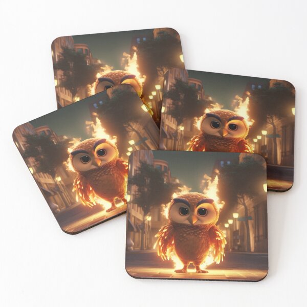 Item preview, Fire Owl "Orrin" designed and sold by Highlandkings.