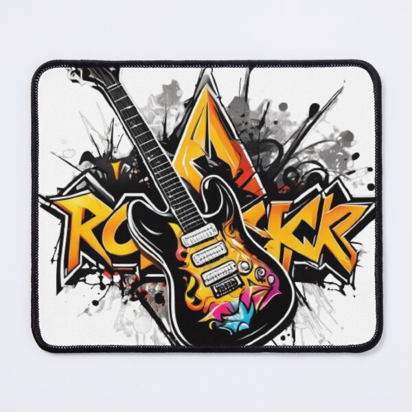 Item preview, Vibrant Rockstar Melody: A Bold Design That Strikes a Chord Across an Array of Products! designed and sold by HarmonyGuitars.