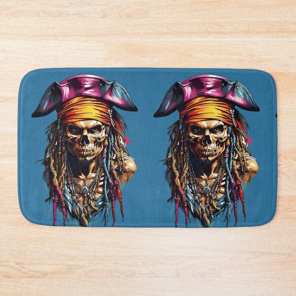 Item preview, Rastafarian Pirate Crimson Captain's Eternal Gaze designed and sold by ArtComixHaven.
