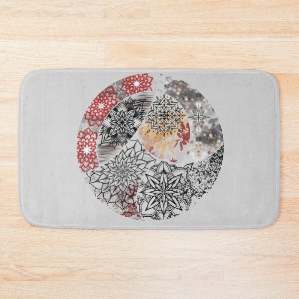 Item preview, Circle of floral mandalas designed and sold by Maeyy.