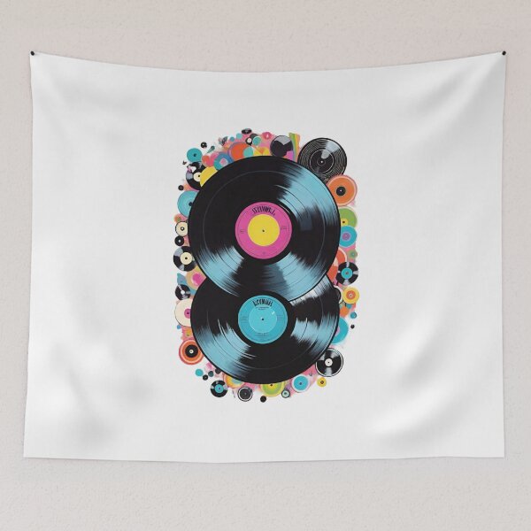 Item preview, Old school records designed and sold by JLeonardoArt.