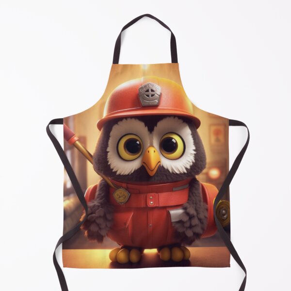 Item preview, Fireman Owl "Ozias" designed and sold by Highlandkings.