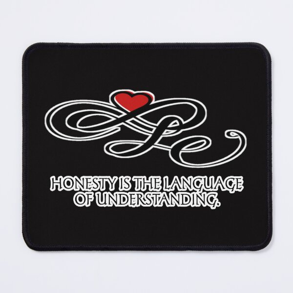 Item preview, Honesty is the language of understanding designed and sold by Aiyinyangart.