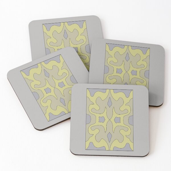 Item preview, patterns with gray and yellow tones designed and sold by azet-art.