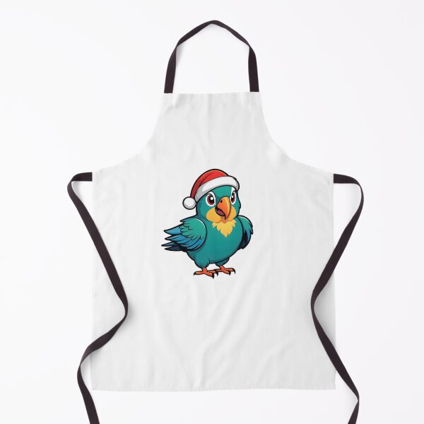 Item preview, Cute Angry Christmas Parrot designed and sold by ArtCornerStudio.