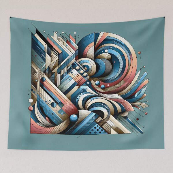 Item preview, Modern Harmony: Geometry and Color designed and sold by LuminaVibe.