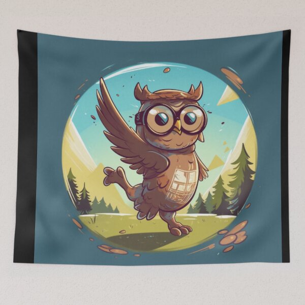Item preview, Frisbee Owl "Oakley" designed and sold by Highlandkings.