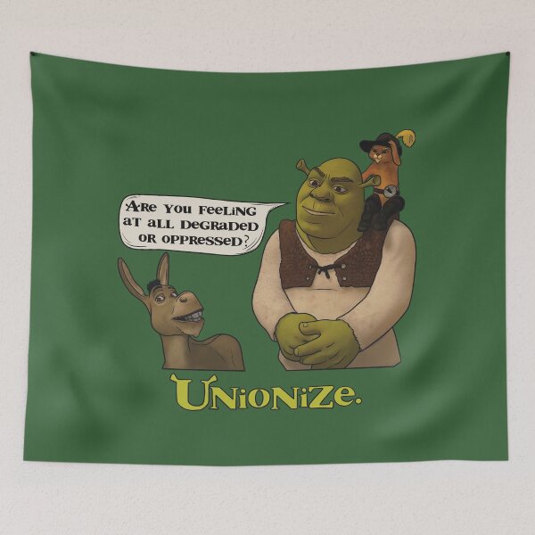 Artikelvorschau, Shrek 2 Gewerkschaftsarbeiter entworfen und verkauft von daniasdesigns.
