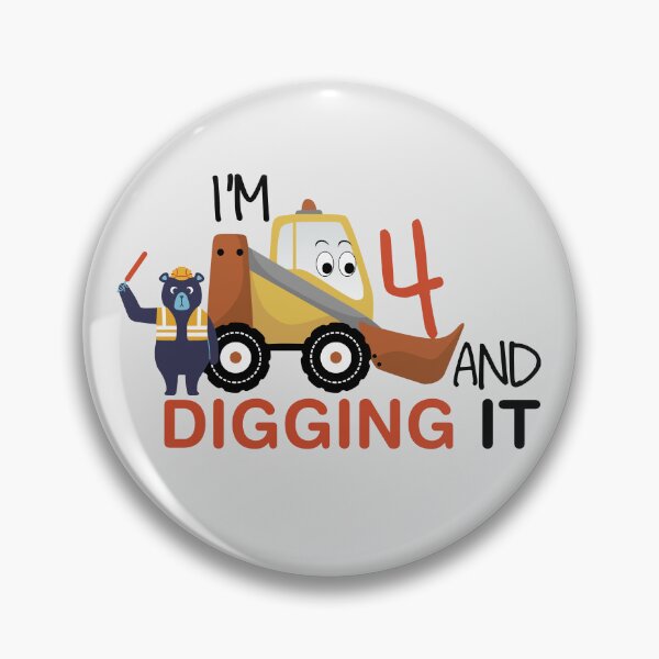 Item preview, I'm 4 and digging it designed and sold by Creacel26.