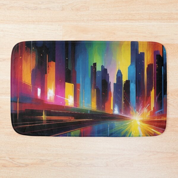 Item preview, Cityscape Spectrum Velocity Metropolis designed and sold by ArtComixHaven.