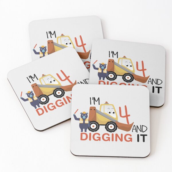 Item preview, I'm 4 and digging it designed and sold by Creacel26.