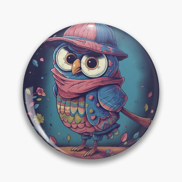Item preview, Golfer Owl "Omarion" designed and sold by Highlandkings.