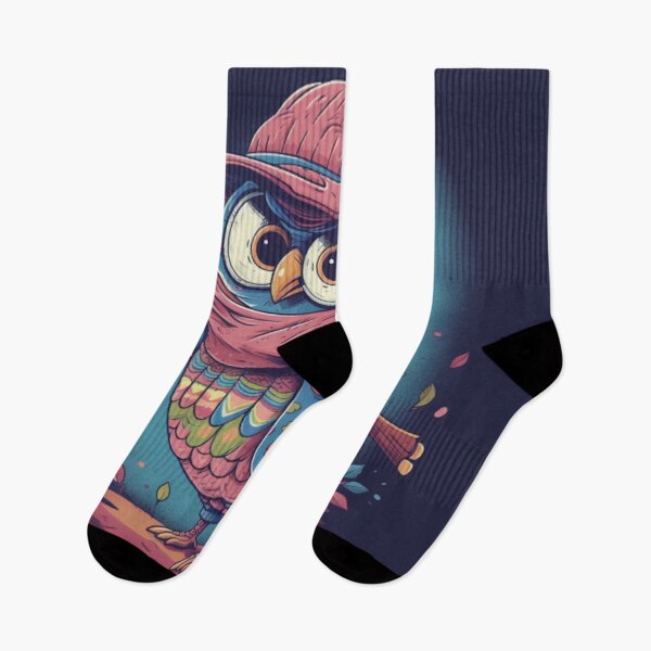 Item preview, Golfer Owl "Omarion" designed and sold by Highlandkings.