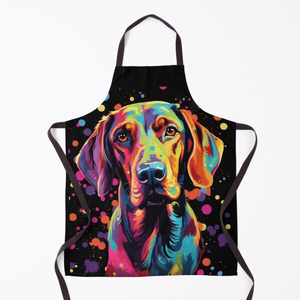 Item preview, colorful redbone coonhound colorful dog painting designed and sold by WallyPink.