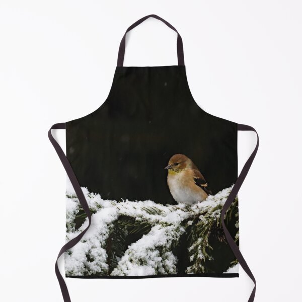 Item preview, Winter Goldfinch On Snowy Branch designed and sold by Deb Oppermann.