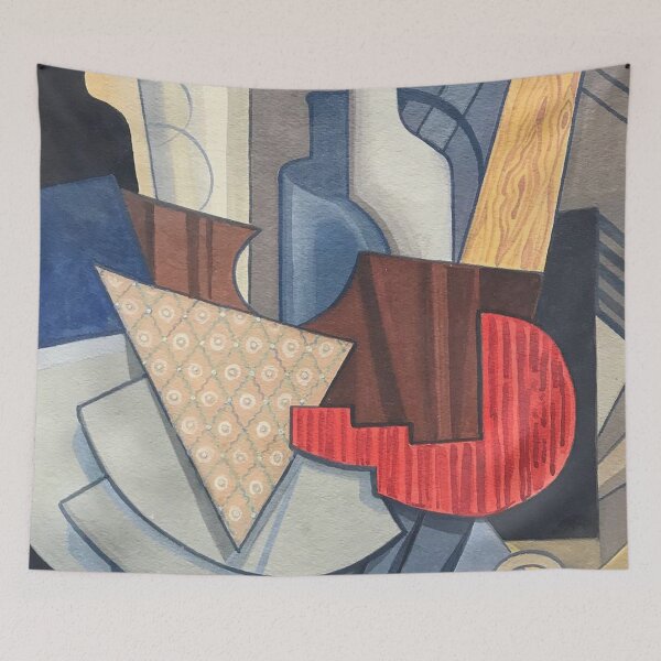 Aperçu de l'œuvre Composition Cubiste, de Vera Pestel. HAUTE DÉFINITION créée et vendue par MINDTHECHERRY.
