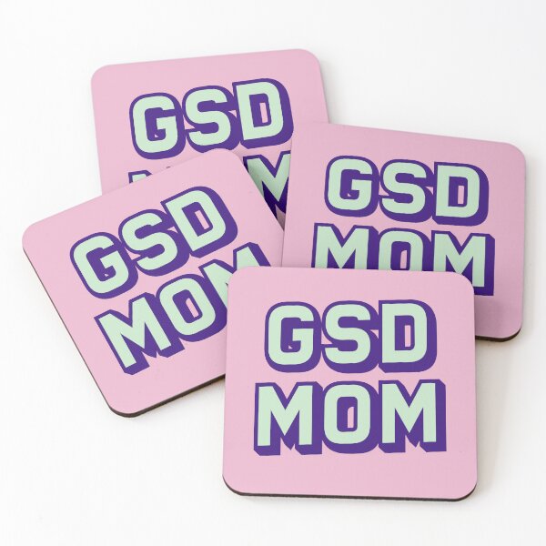 Item preview, Regalo de chicle de playa retro GSD Mom designed and sold by Guarddogdrive.