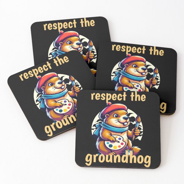 Item preview, Respect the Groundhog for Artists designed and sold by GoldenPattern.