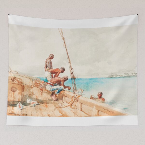 Item preview, Winslow Homer, 1836-1910 American Art Winslow Homer Original paintings designed and sold by Amy-Hamilton.