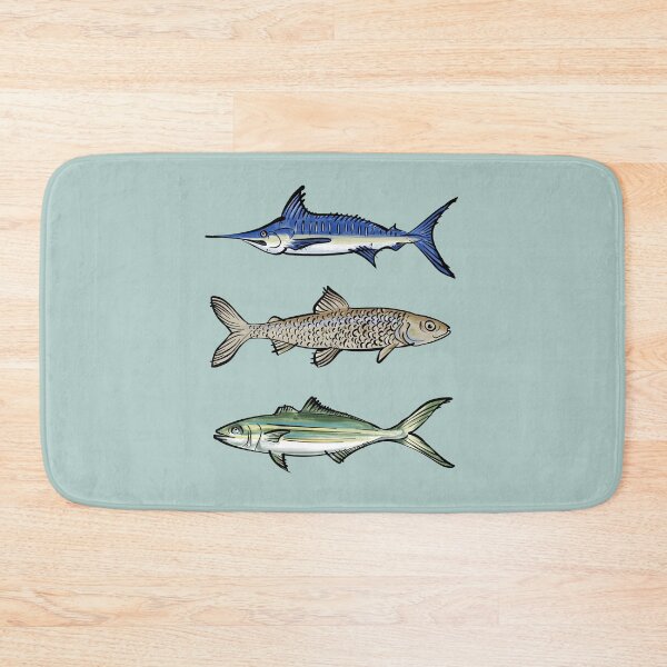 Item preview, Three Fish Fisherman's Print designed and sold by SpaceClub.