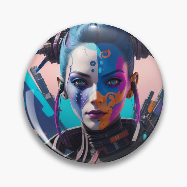 Item preview, Lady Aida, cyberpunk designed and sold by Kosm1kuniverse.