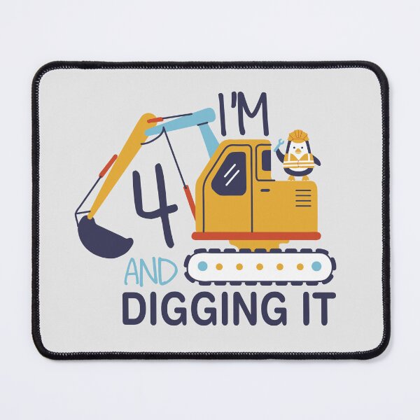 Item preview, I'm 4 years old and I'm digging with my friend the penguin! designed and sold by Creacel26.