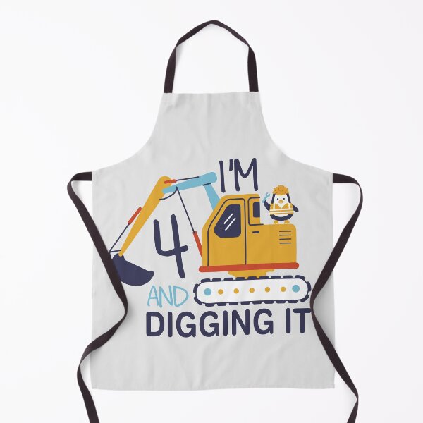 Item preview, I'm 4 years old and I'm digging with my friend the penguin! designed and sold by Creacel26.