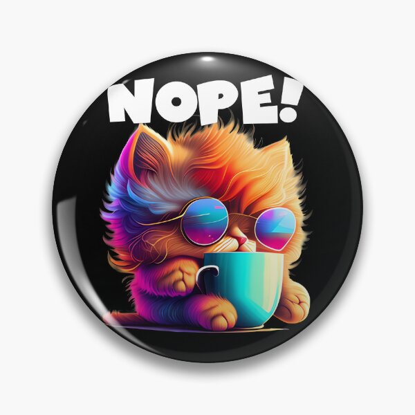 Item preview, Nope! Funny Cat Lovers Tee & Stuff designed and sold by Giggle Crafts Co.