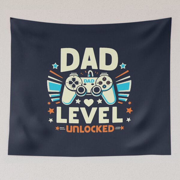 Item preview, Dad Level Unlocked  designed and sold by MommyVibeArts.