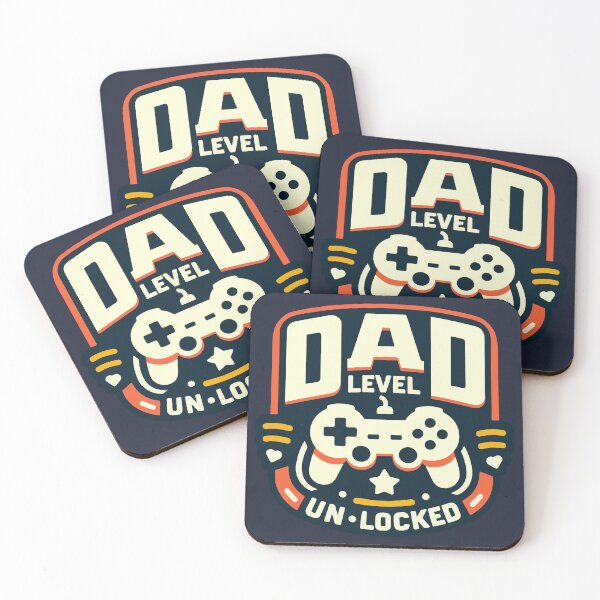 Item preview, Dad Level Unlocked Vintage Funny Dad Gift designed and sold by MommyVibeArts.