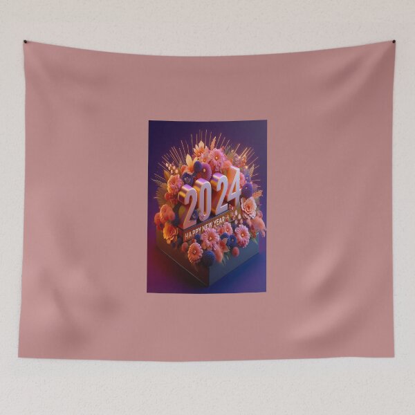 Item preview, Happy New Year 2024 designed and sold by AwesomeDigiShop.
