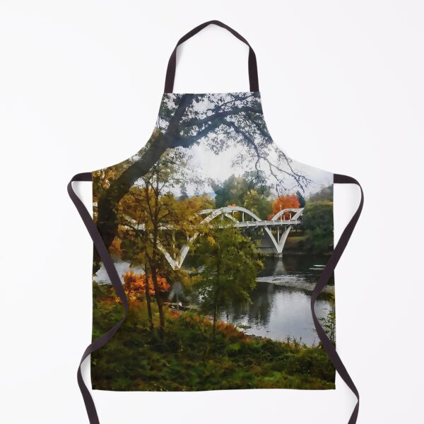 Item preview, Oregon Bridge With Fall Leaves designed and sold by Walter Rice.