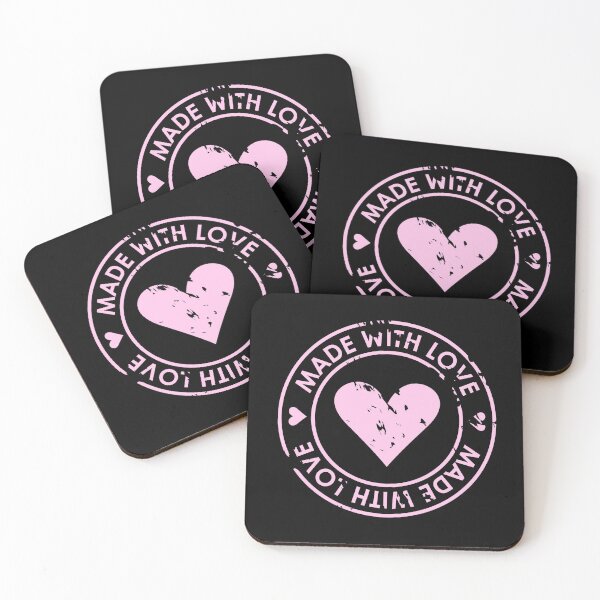 Item preview, Made with Love Pink Heart Valentine's Day designed and sold by Comfy Creations.