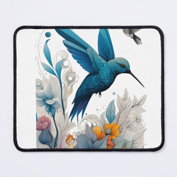 Item preview, colibri entre flores designed and sold by norachiang.