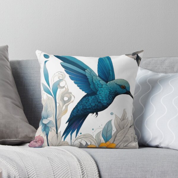 Item preview, colibri entre flores designed and sold by norachiang.