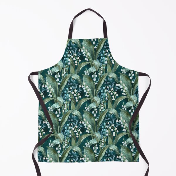 Item preview, Beautiful Gentle Lily of the Valley Flower Pattern in Green and White designed and sold by CGSGraphics.