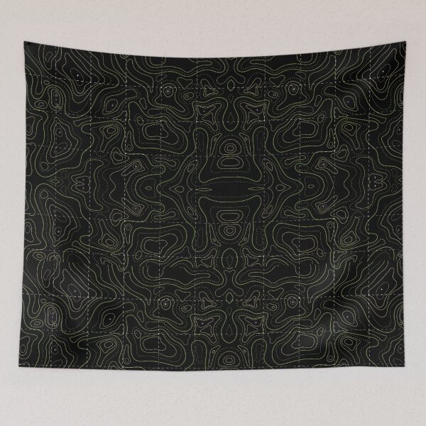Item preview, Colorful Topographic Lines designed and sold by UnrealQuake.