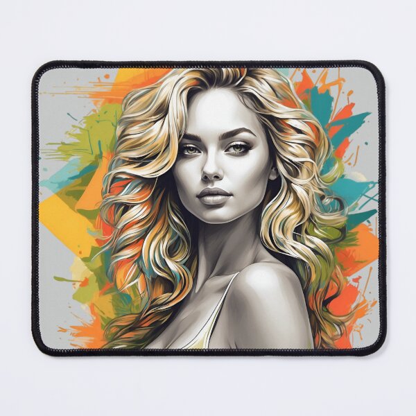 Item preview, Classy Elegant Woman: Sensual Blonde Beauty - Retrofuturism Silhouette designed and sold by MindfulVisionz.