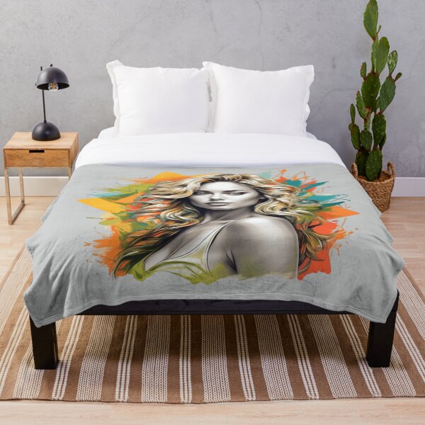 Item preview, Mujer elegante con clase: belleza rubia sensual - silueta retrofuturista designed and sold by MindfulVisionz.