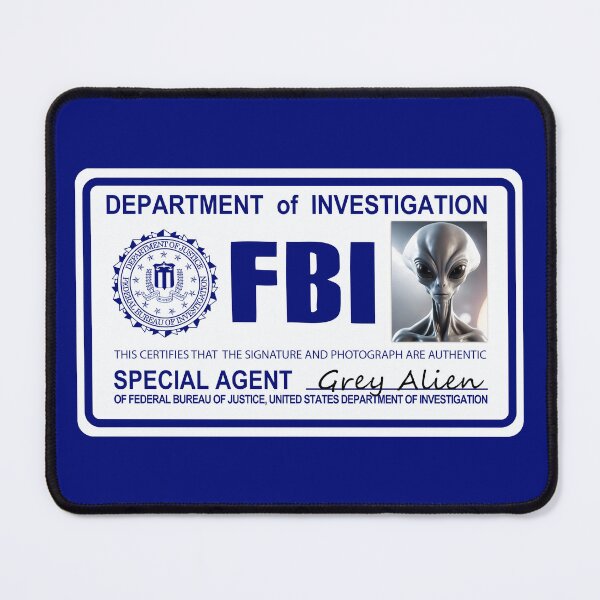 Item preview, Alien FBI Credentials designed and sold by roswellboutique.