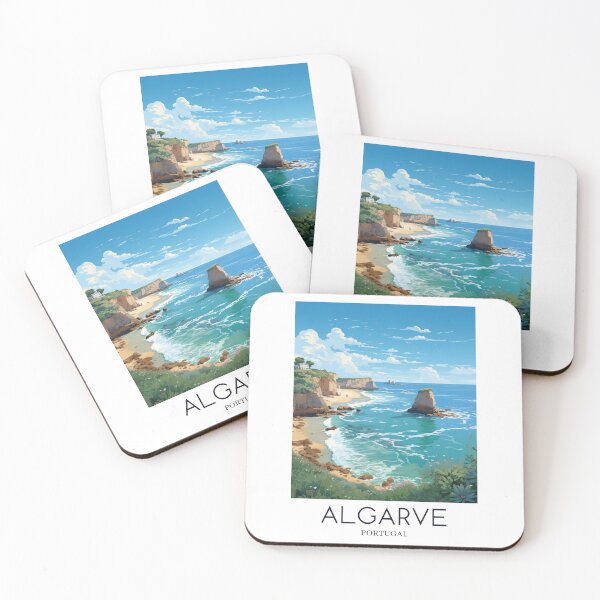 Item preview, A Pop Art Travel Print of Algarve - Portugal  designed and sold by StudioRedKoala.