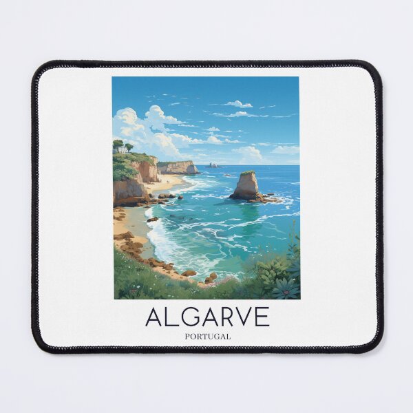 Item preview, A Pop Art Travel Print of Algarve - Portugal designed and sold by StudioRedKoala.