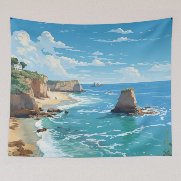 Item preview, A Pop Art Travel Print of Algarve - Portugal  designed and sold by StudioRedKoala.