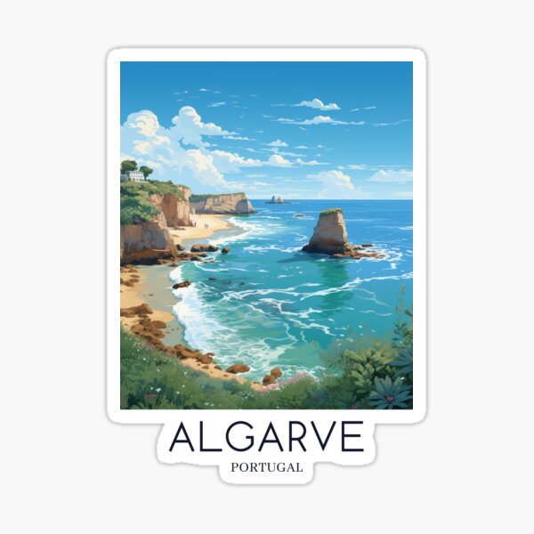 Artikel-Vorschau von A Pop Art Travel Print of Algarve - Portugal , designt und verkauft von StudioRedKoala.