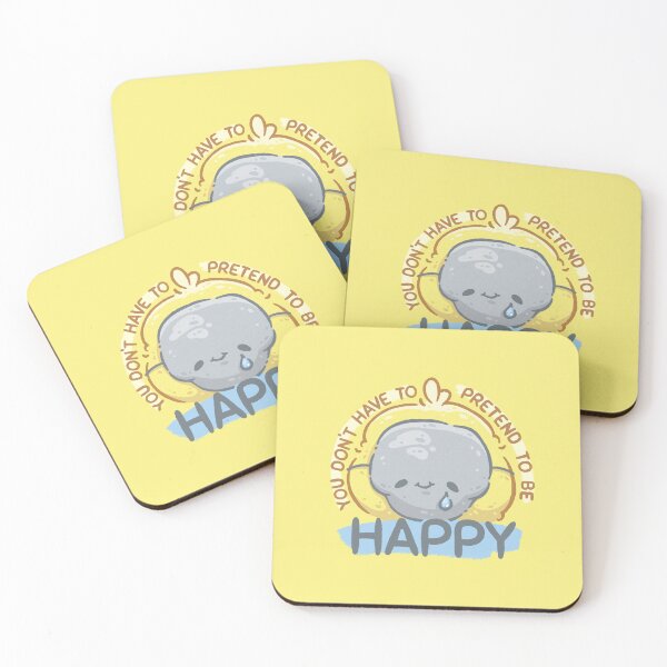 Item preview, You Don’t Have To Pretend To Be Happy designed and sold by SketchesWSara.